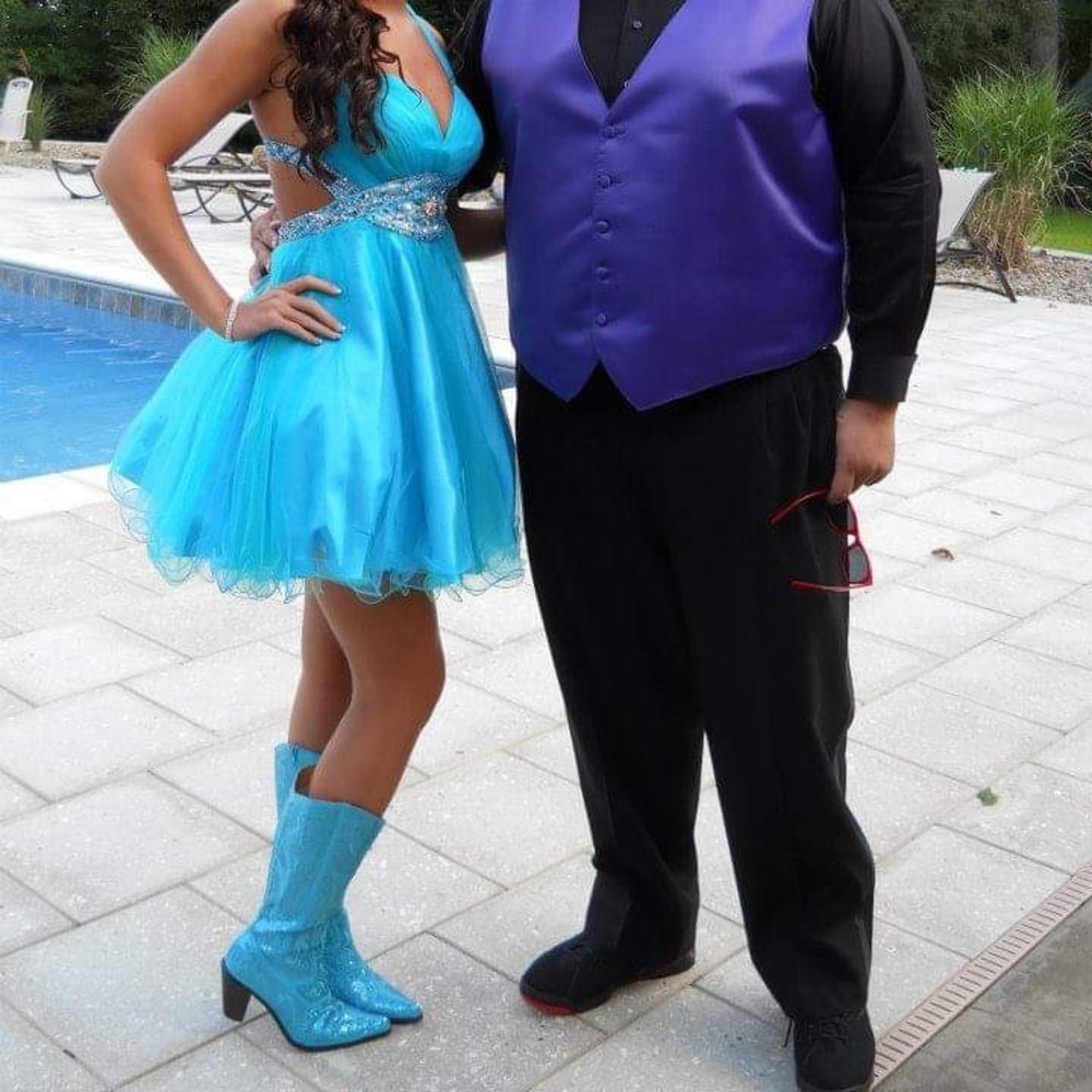 Teal dress size 4